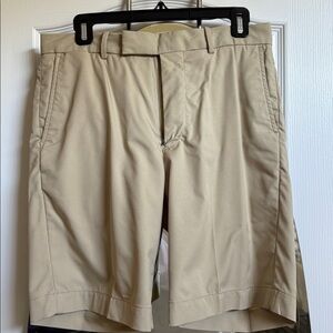 Polo by Ralph Lauren Tan Flat Front Men Shorts